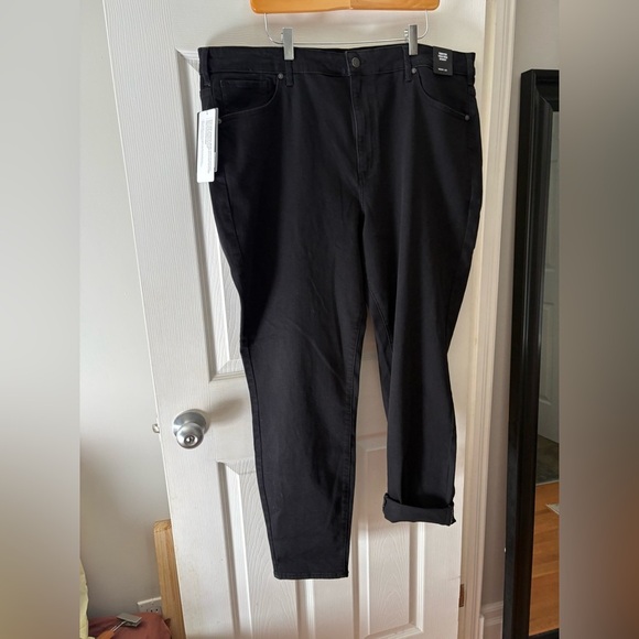 Silver Jeans NWT Ibister high rise skinny black size 22W 29” inseam pants - Picture 2 of 14